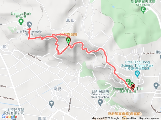 竹北鳳崎落日步道