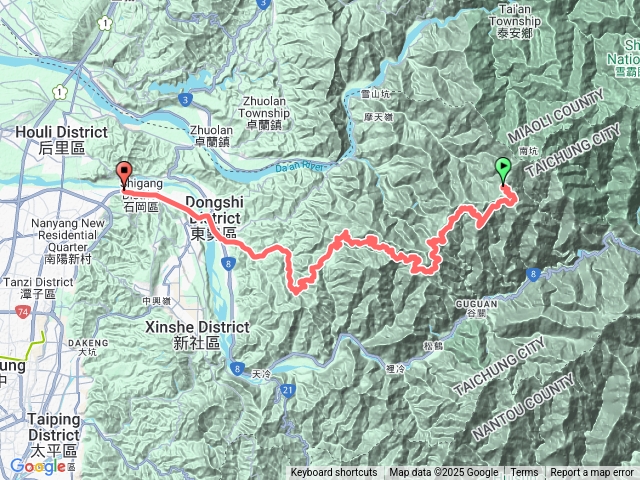 雪山西稜火石山／大溪山／中雪山預覽圖