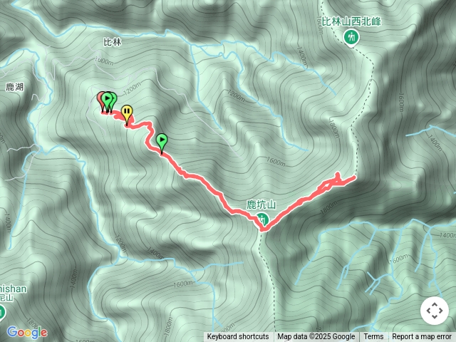 鹿山鹿坑山南比林山尤命神木