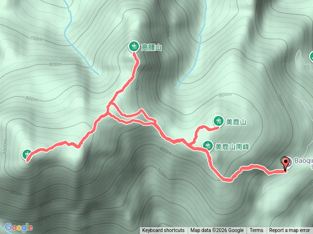 20260110寶慶宮>拔刀爾山>高腰山>美鹿山>寶慶宮（烏來三山）預覽圖