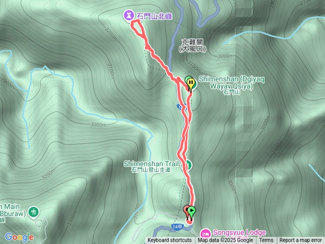 石哈縱走預覽圖