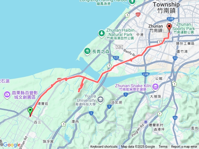大山至竹南火車站