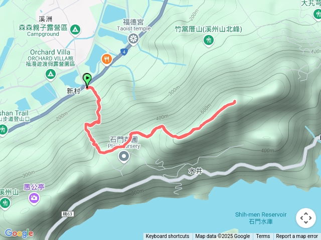 溪州山經時鐘尾仔（福山嚴上）