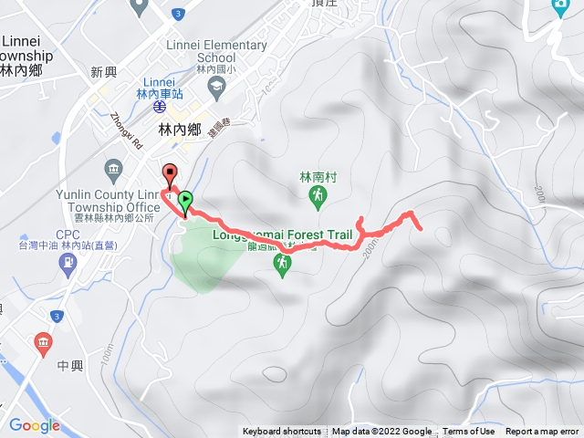 龍過脈至山頂涼亭來回