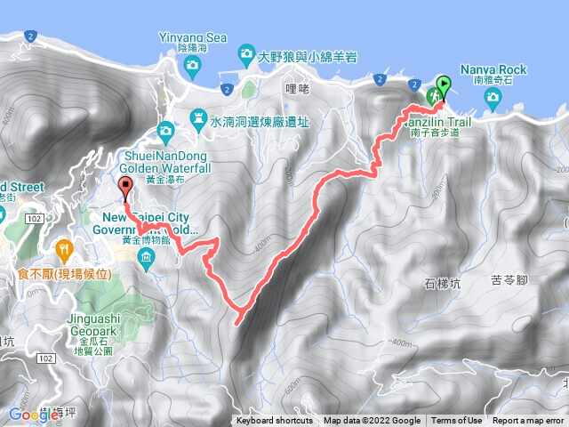 劍龍稜(劍龍新路下金水公路停車場)