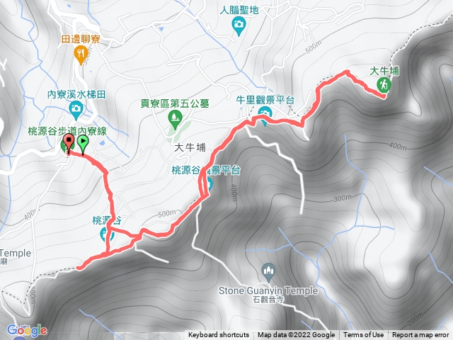 桃源谷到灣坑頭山