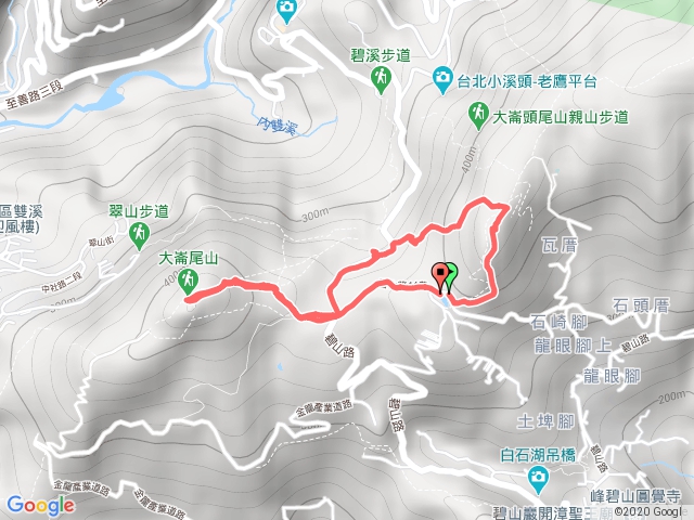 大崙頭山。大崙尾山。大崙湖登山