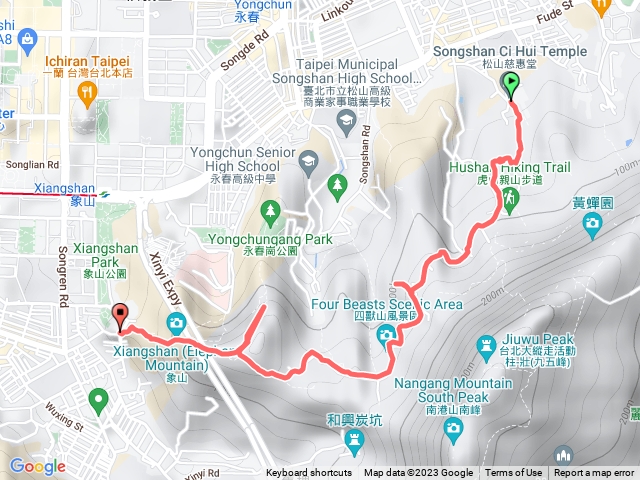 四獸山步道（虎山慈祐宮起點-象山）