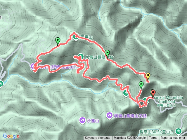 長壽山醜棟山鳶嘴山預覽圖