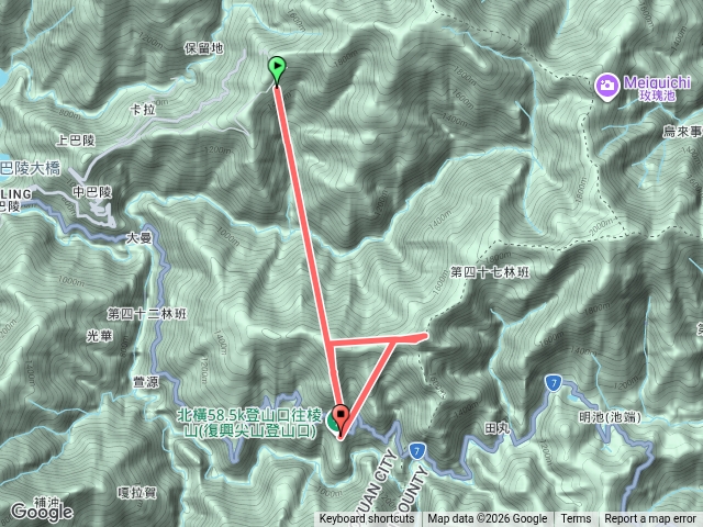 復興尖山、庫魯山預覽圖