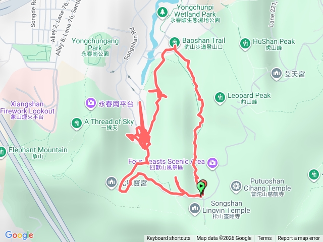 四獸山步道