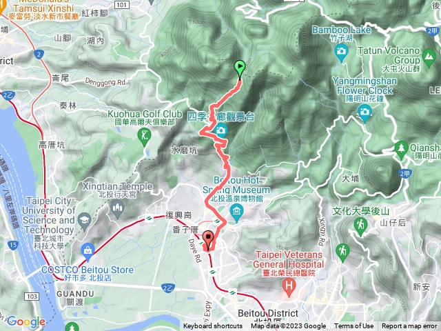 二子坪及大屯山連峰步道