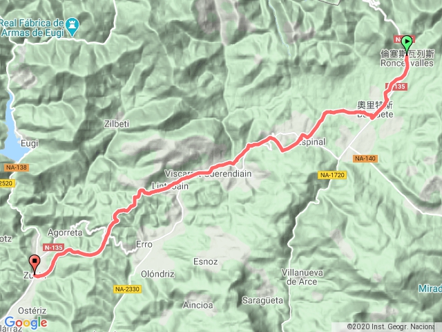 西班牙朝聖之路－法國之路【D2】Roncesvalles－Zubiri