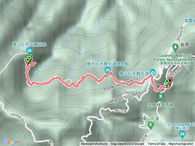 蜜月小徑+檜木巨木群步道