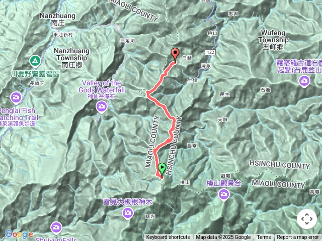五峰天際線鹿山林道尤命神木