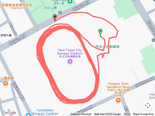 板橋運動場路跑