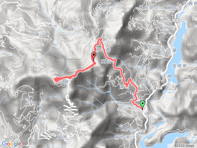 集集大山 木馬道起