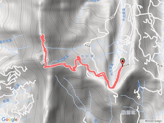 大橫屏山 (水長流登山口)