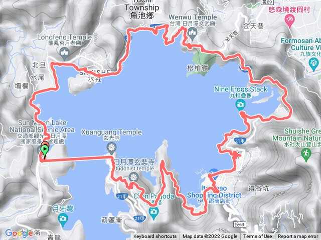 日月潭健走