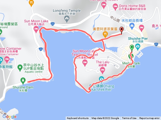 涵碧文學步道