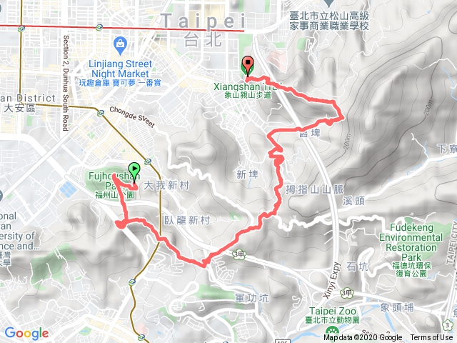 南縱走，富陽公園-象山