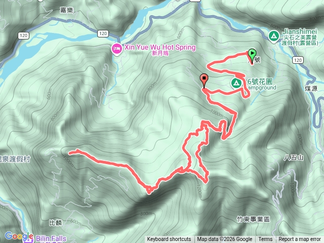 煤源山比麟山尖石山連走