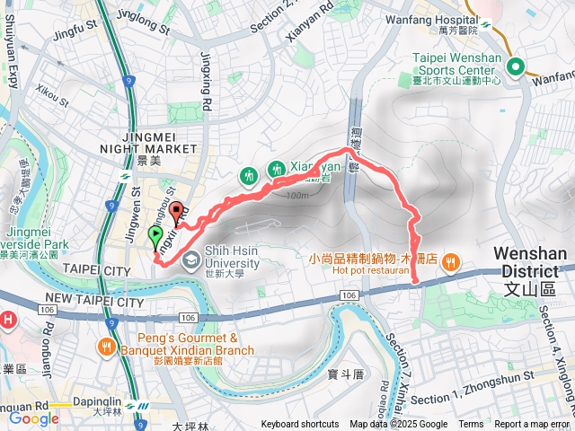 仙跡岩來回溝子口步道