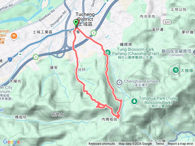 火焰山血籐路線預覽圖