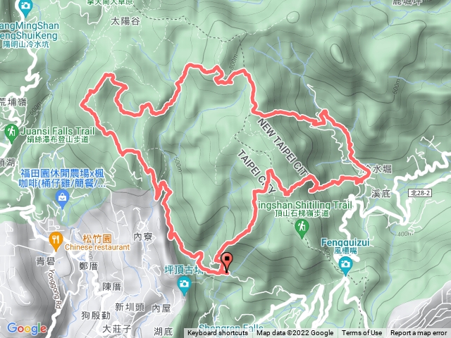 北市士林 坪頂古圳 陽明山16草原 瑞泉溪畔古道 冷水崛洞 頂山 瑪蕃山O行走