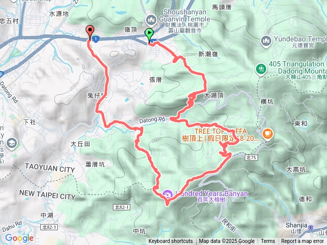 宗2025-紅寶石社區詹公厝山石雲橋山茶磚路.gpx預覽圖