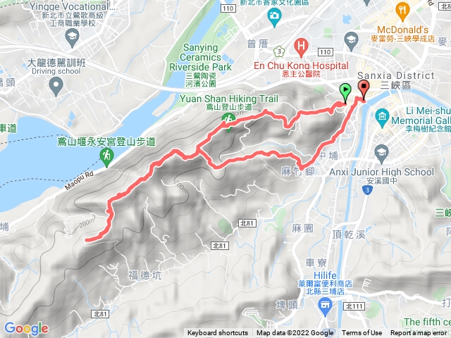 鳶山彩璧、福德坑山O型走