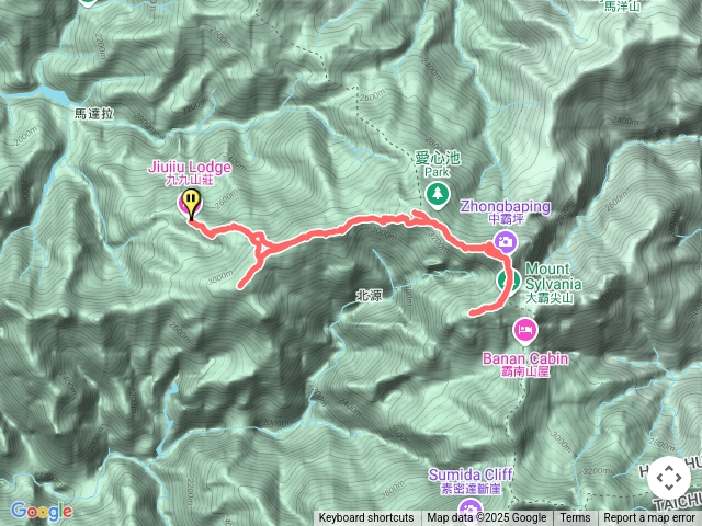 D2大霸尖山群峰