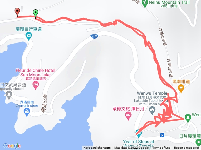 日月潭內湖山步道