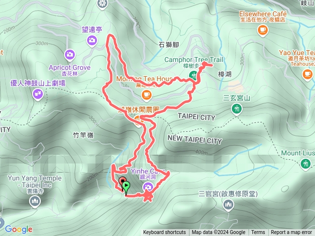 銀河洞越嶺步道貓空樟樹步道