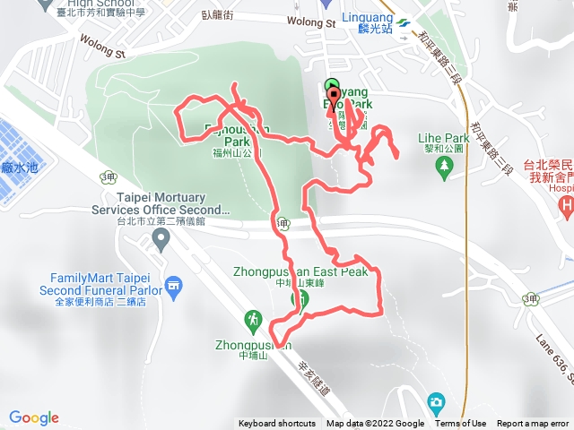 富陽生態公園至福山公園