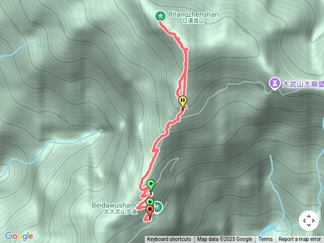 日湯真山直線上下