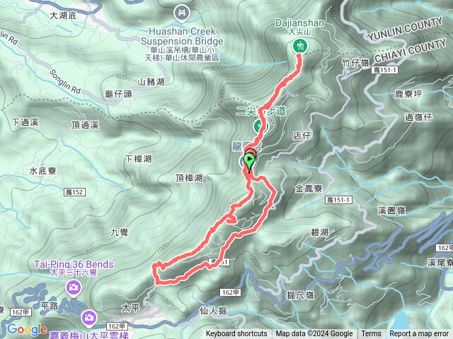 雲嘉4峰來回預覽圖