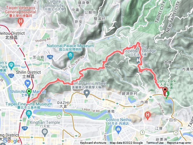 台北大纵走 剑谭 老地方 文间山 大仑尾山大仑头山 碧山严 大溪沟