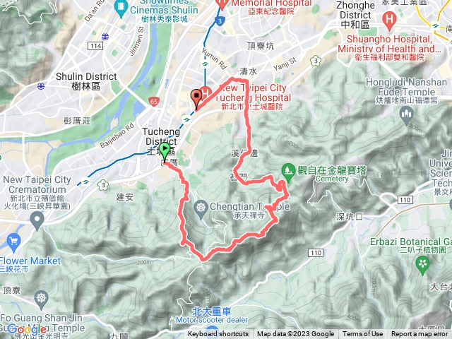 火焰山天上山太極嶺0型縱走