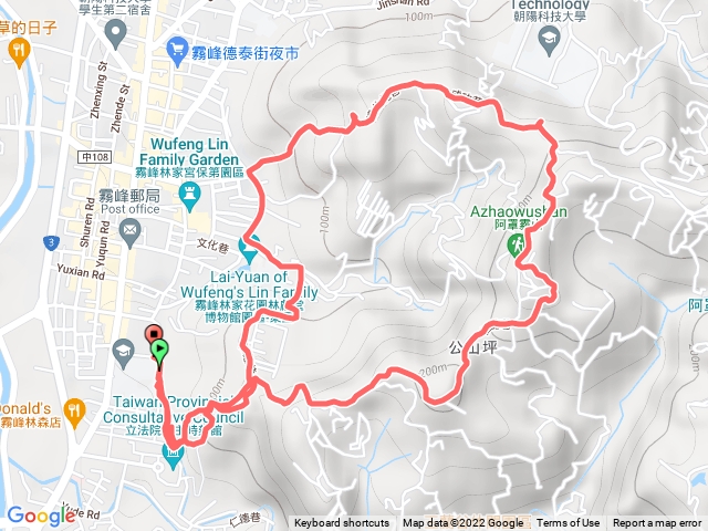 台中霧峰 阿罩霧山