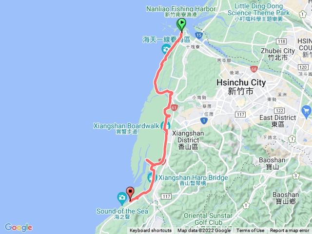 新竹17公里自行車步道徒步