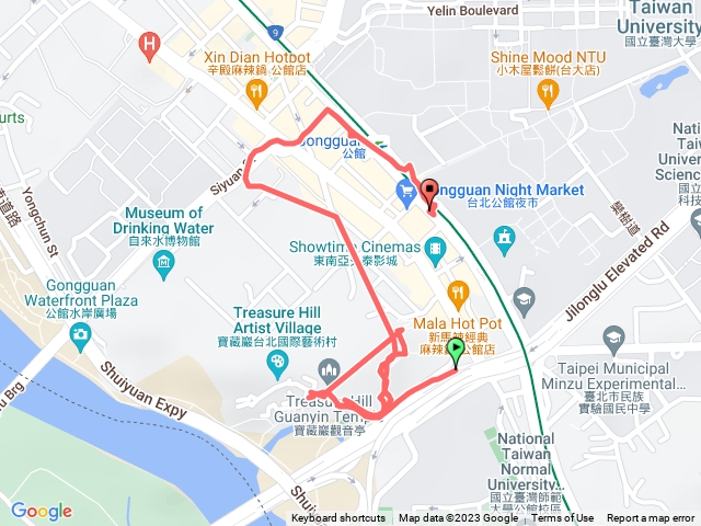 公舘小觀音木棧步道及自來水園區