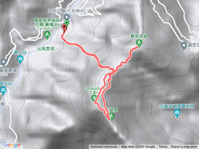 石壁山_好望角_嘉南雲峰T型