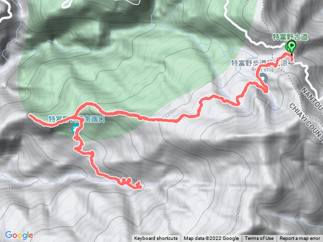 自忠山~東水山~ 特富野古道 ~拉拉喀斯神木群