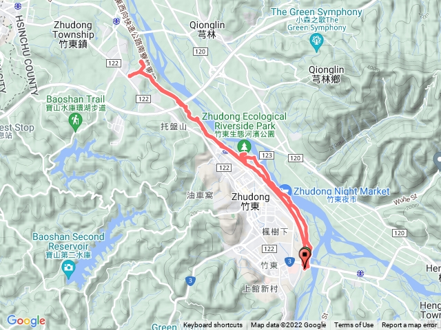 頭前溪河濱自行車道（竹東-二重埔）
