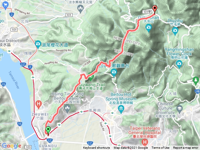 台北大縱走第一段次