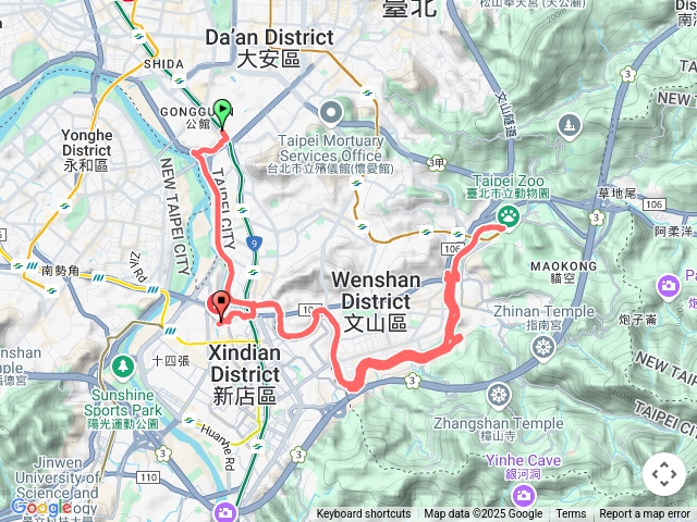 【任務一】2025臺北大縱走臺北大縱走第八段：捷運動物園站至捷運關渡站[河濱自行車道]20250501180236
