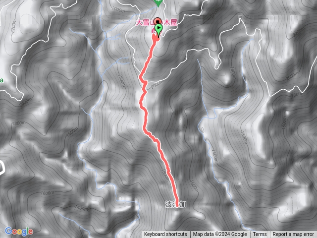 大雪山森林之波津加步道