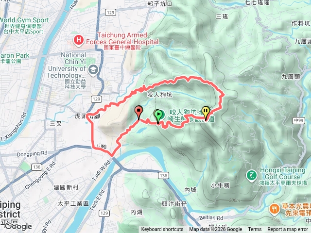三汀山_咬人狗坑老鼠崎慈光步道踢馬路O繞