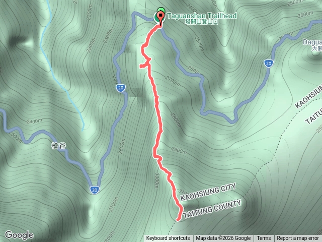 20261010高雄市桃源區塔關山、大關山駐在所圖根補點預覽圖